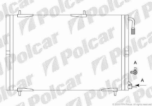 Polcar 5723K83X - Kondensators, Gaisa kond. sistēma www.autospares.lv