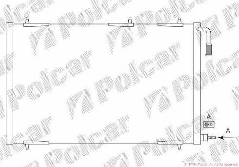 Polcar 5723K8C3 - Kondensators, Gaisa kond. sistēma www.autospares.lv