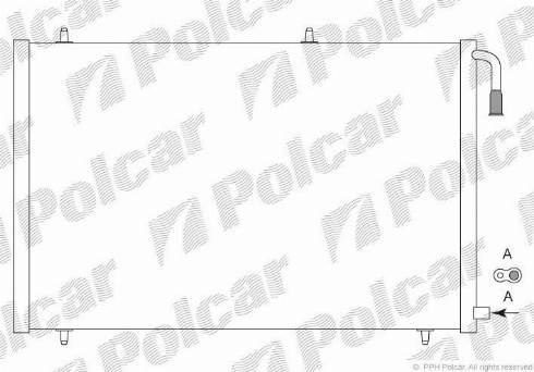 Polcar 5723K8C2 - Kondensators, Gaisa kond. sistēma www.autospares.lv