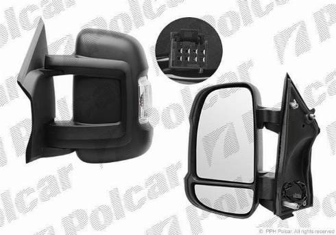 Polcar 577052-E - Ārējais atpakaļskata spogulis www.autospares.lv