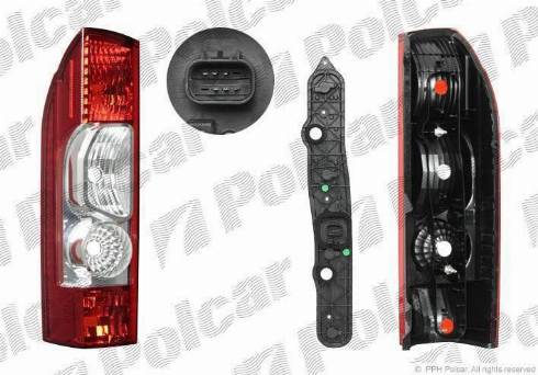 Polcar 577087-U - Aizmugurējais lukturis www.autospares.lv