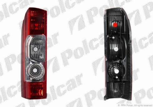 Polcar 5770872E - Vadu remkomplekts, Aizmugurējais lukturis www.autospares.lv