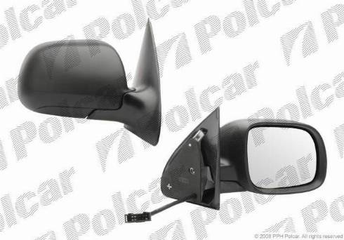 Polcar 6913524M - Ārējais atpakaļskata spogulis www.autospares.lv