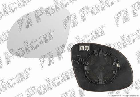 Polcar 9585554M - Ārējais atpakaļskata spogulis www.autospares.lv