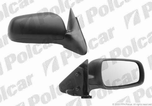 Polcar 6920525M - Ārējais atpakaļskata spogulis www.autospares.lv