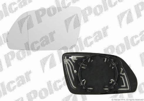 Polcar 6922546E - Ārējais atpakaļskata spogulis www.autospares.lv