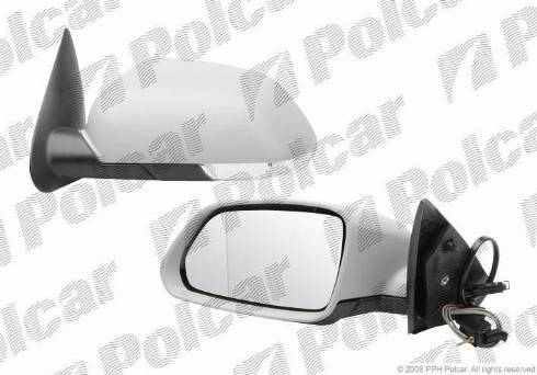 Polcar 6922512M - Ārējais atpakaļskata spogulis www.autospares.lv