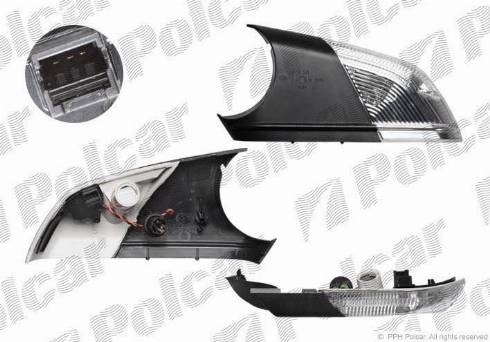 Polcar 6922196X - Ārējais atpakaļskata spogulis www.autospares.lv