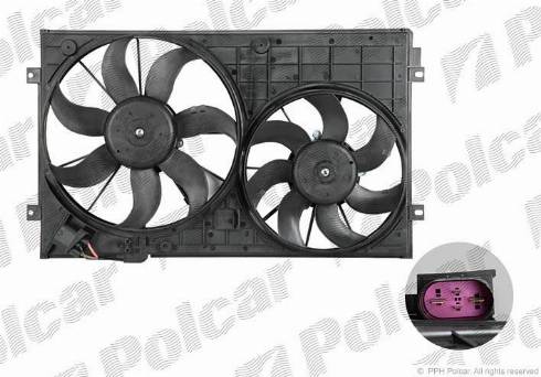 Polcar 692223W1-Q - Ventilators, Motora dzesēšanas sistēma www.autospares.lv