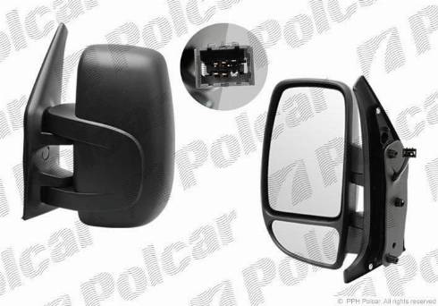 Polcar 6042524M - Ārējais atpakaļskata spogulis www.autospares.lv