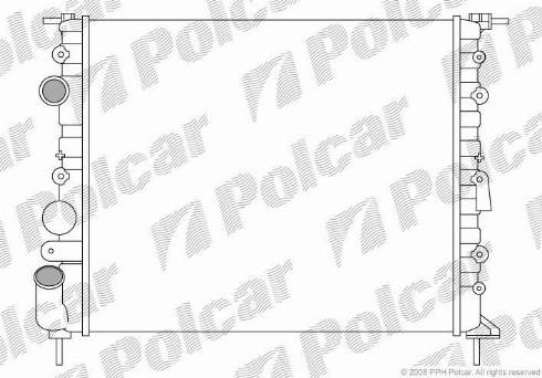 Polcar 606008-1 - Radiators, Motora dzesēšanas sistēma www.autospares.lv