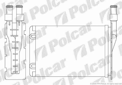 Polcar 6003N8-2 - Siltummainis, Salona apsilde www.autospares.lv