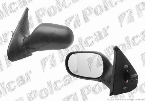 Polcar 6015511M - Ārējais atpakaļskata spogulis www.autospares.lv