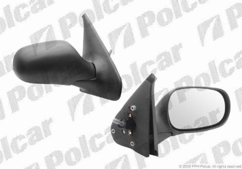 Polcar 6015521M - Ārējais atpakaļskata spogulis www.autospares.lv