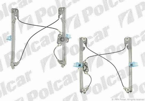 Polcar 6012PSG1 - Stikla pacelšanas mehānisms www.autospares.lv