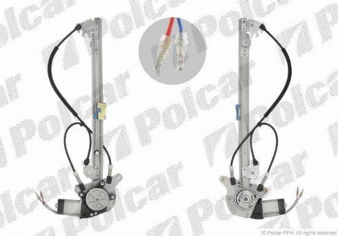 Polcar 6037PSE7 - Stikla pacelšanas mehānisms www.autospares.lv