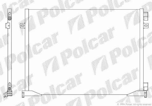 Polcar 6026K83X - Kondensators, Gaisa kond. sistēma www.autospares.lv