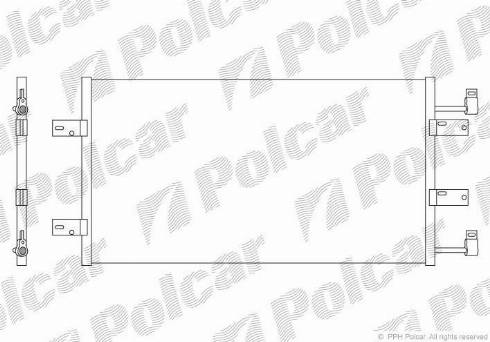 Polcar 6026K8C2 - Kondensators, Gaisa kond. sistēma www.autospares.lv