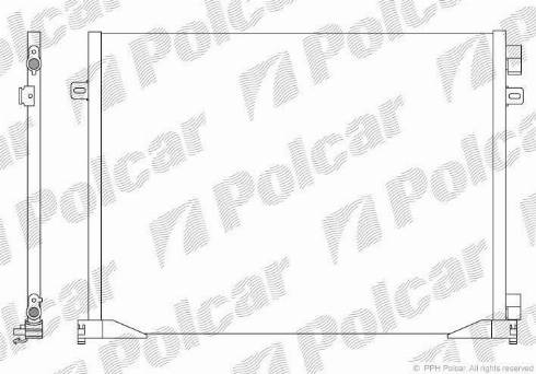 Polcar 6027K83X - Kondensators, Gaisa kond. sistēma www.autospares.lv