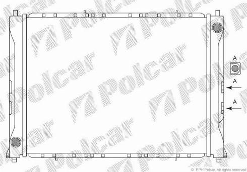 Polcar 631908-2 - Radiators, Motora dzesēšanas sistēma www.autospares.lv