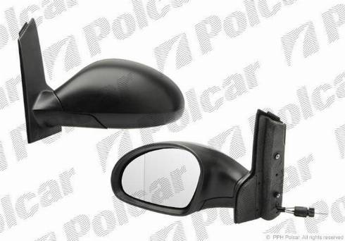 Polcar 6755511M - Ārējais atpakaļskata spogulis www.autospares.lv