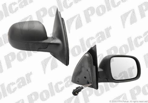 Polcar 670552-M - Ārējais atpakaļskata spogulis www.autospares.lv