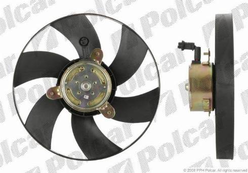 Polcar 671423U5 - Ventilators, Motora dzesēšanas sistēma www.autospares.lv