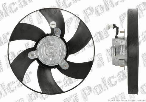 Polcar 671423U6 - Ventilators, Motora dzesēšanas sistēma www.autospares.lv