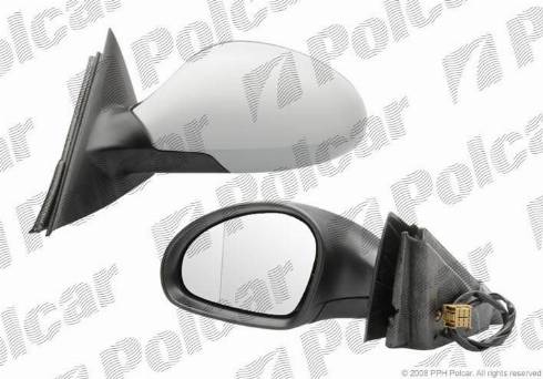 Polcar 6730515M - Ārējais atpakaļskata spogulis www.autospares.lv