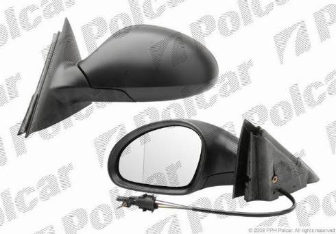 Polcar 6730511M - Ārējais atpakaļskata spogulis www.autospares.lv