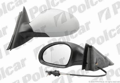 Polcar 6730512M - Ārējais atpakaļskata spogulis www.autospares.lv