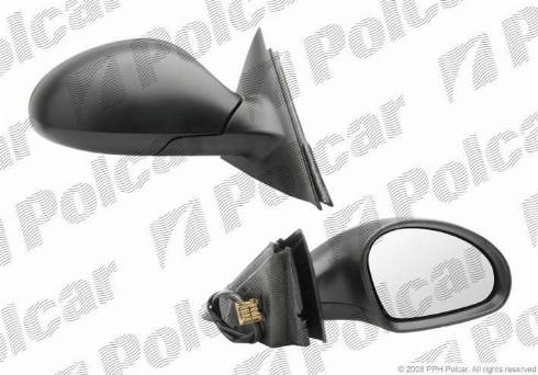 Polcar 6730524M - Ārējais atpakaļskata spogulis www.autospares.lv