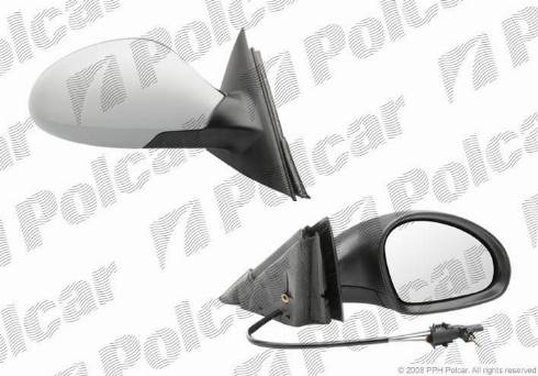 Polcar 6730522M - Ārējais atpakaļskata spogulis www.autospares.lv