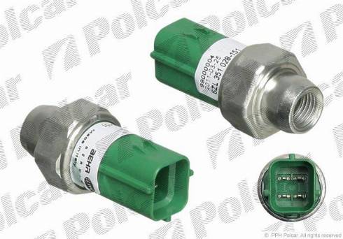 Polcar 6ZL351028151 - Spiediena slēdzis, Gaisa kondicionēšanas sistēma www.autospares.lv