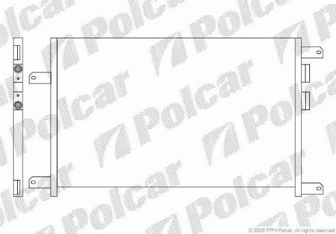 Polcar 1404K82X - Kondensators, Gaisa kond. sistēma www.autospares.lv