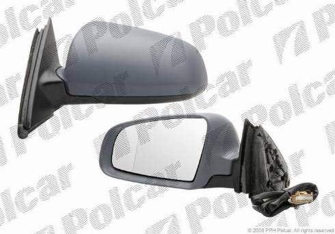 Polcar 1334515M - Outside Mirror www.autospares.lv