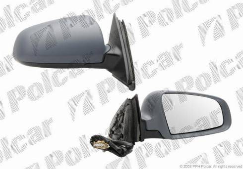 Polcar 1334525M - Ārējais atpakaļskata spogulis www.autospares.lv