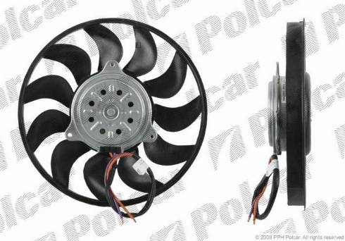 Polcar 133423U3-Q - Ventilators, Motora dzesēšanas sistēma www.autospares.lv