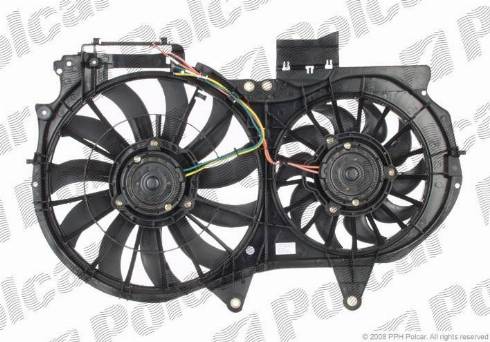 Polcar 133423W1 - Ventilators, Motora dzesēšanas sistēma www.autospares.lv