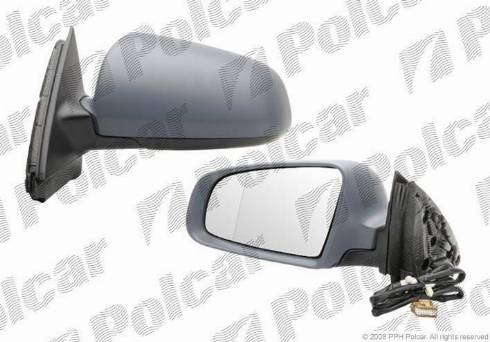 Polcar 1335514M - Outside Mirror www.autospares.lv