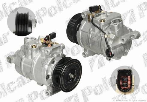 Polcar 1335KS-1 - Compressor, air conditioning www.autospares.lv