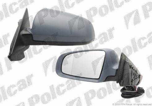 Polcar 1331515M - Outside Mirror www.autospares.lv