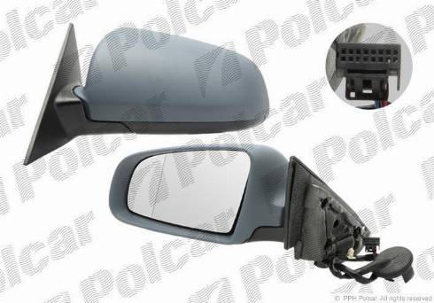 Polcar 1331517M - Outside Mirror www.autospares.lv