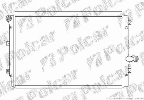 Polcar 133108-4 - Radiators, Motora dzesēšanas sistēma www.autospares.lv