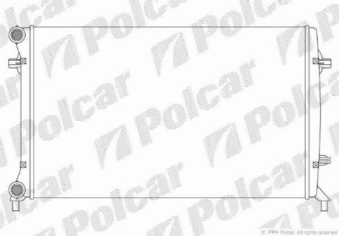 Polcar 1331085X - Radiators, Motora dzesēšanas sistēma www.autospares.lv