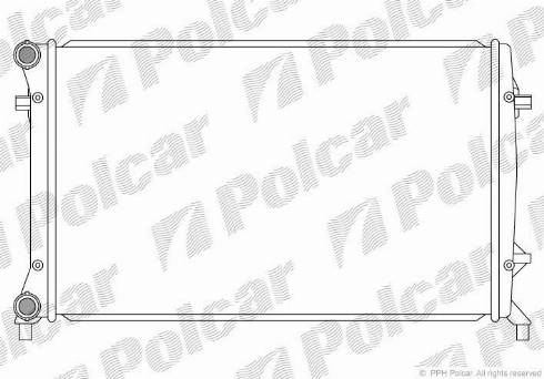 Polcar 133108-5 - Radiators, Motora dzesēšanas sistēma www.autospares.lv