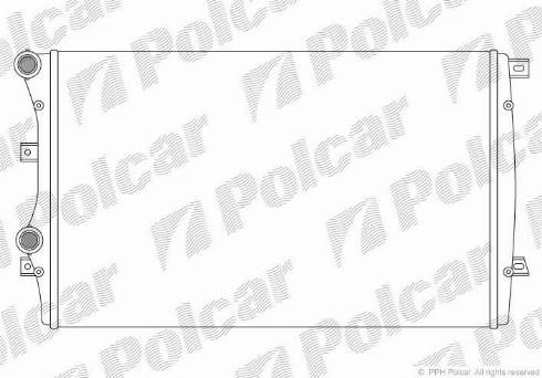 Polcar 1331082X - Radiators, Motora dzesēšanas sistēma www.autospares.lv