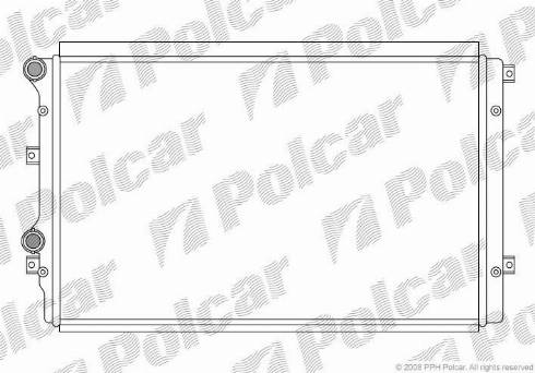 Polcar 133108-2 - Radiators, Motora dzesēšanas sistēma www.autospares.lv