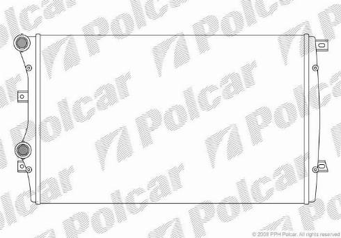 Polcar 133108A2 - Radiators, Motora dzesēšanas sistēma www.autospares.lv