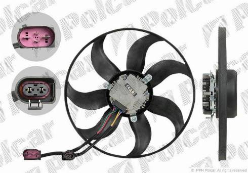 Polcar 133123U4 - Ventilators, Motora dzesēšanas sistēma www.autospares.lv